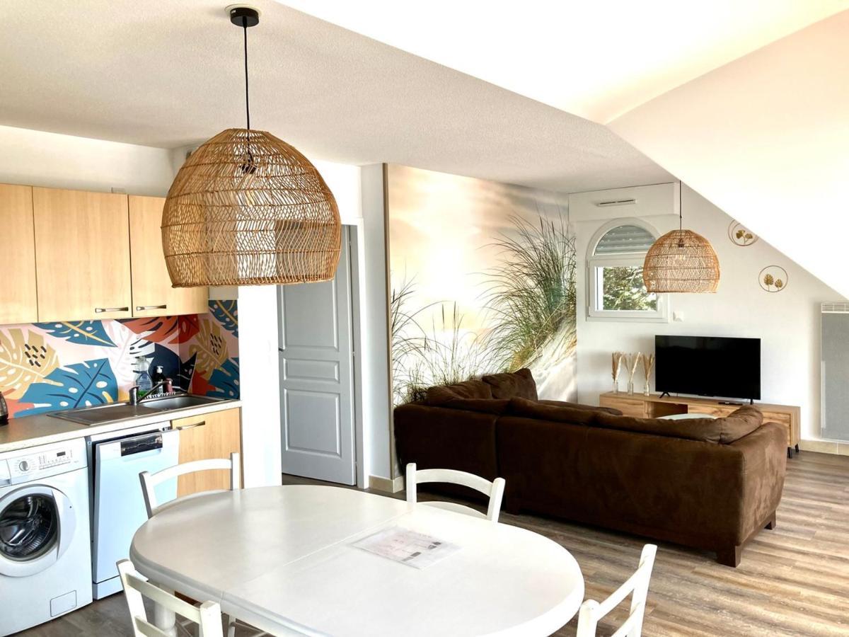 Grand Et Luxueux Appartement Lumineux 4 Pers Vue Mer Wifi Inclus Quiberon Luaran gambar